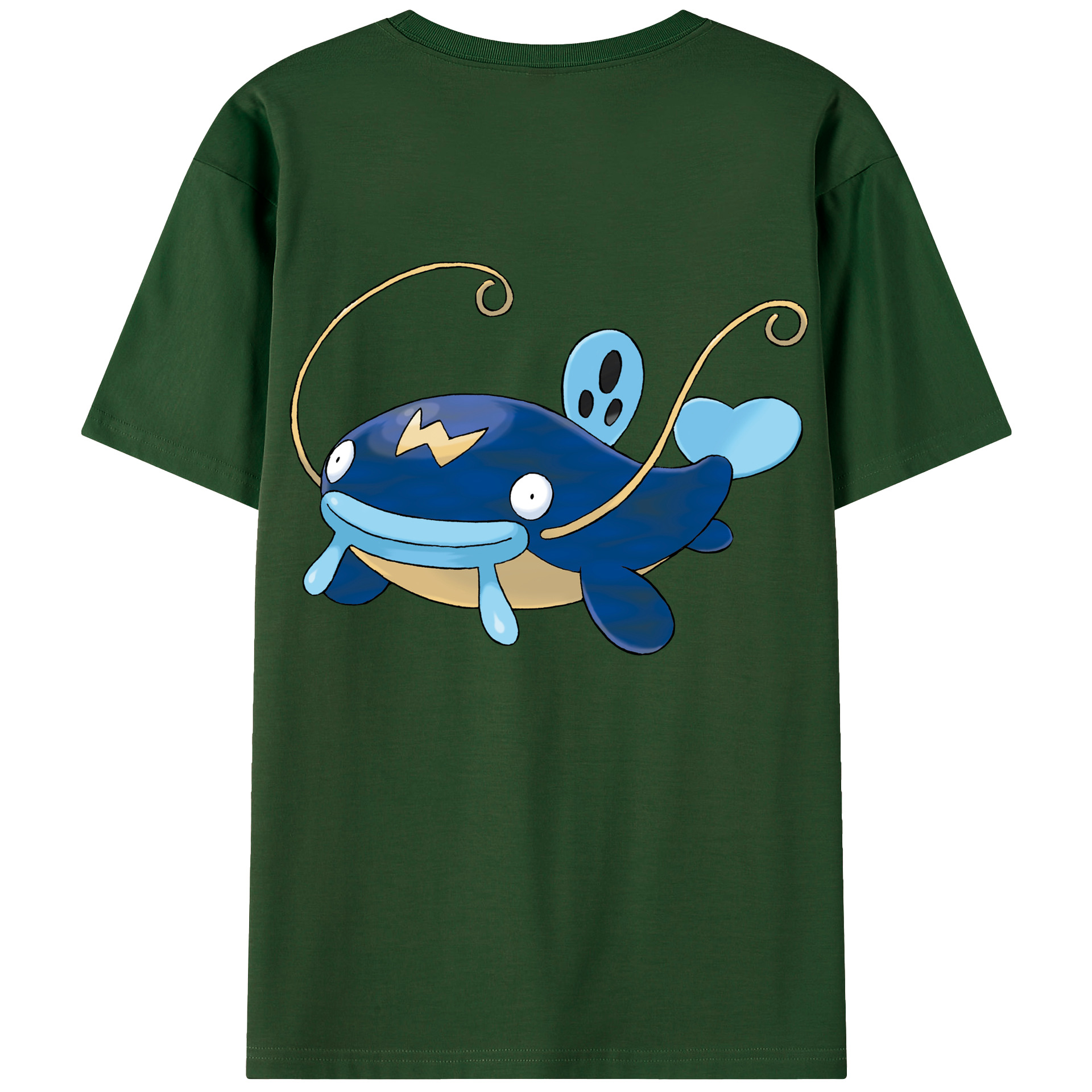（画像用） ポケットモンスター Pokémon 綿100％半袖Tシャツ（背面プリント）